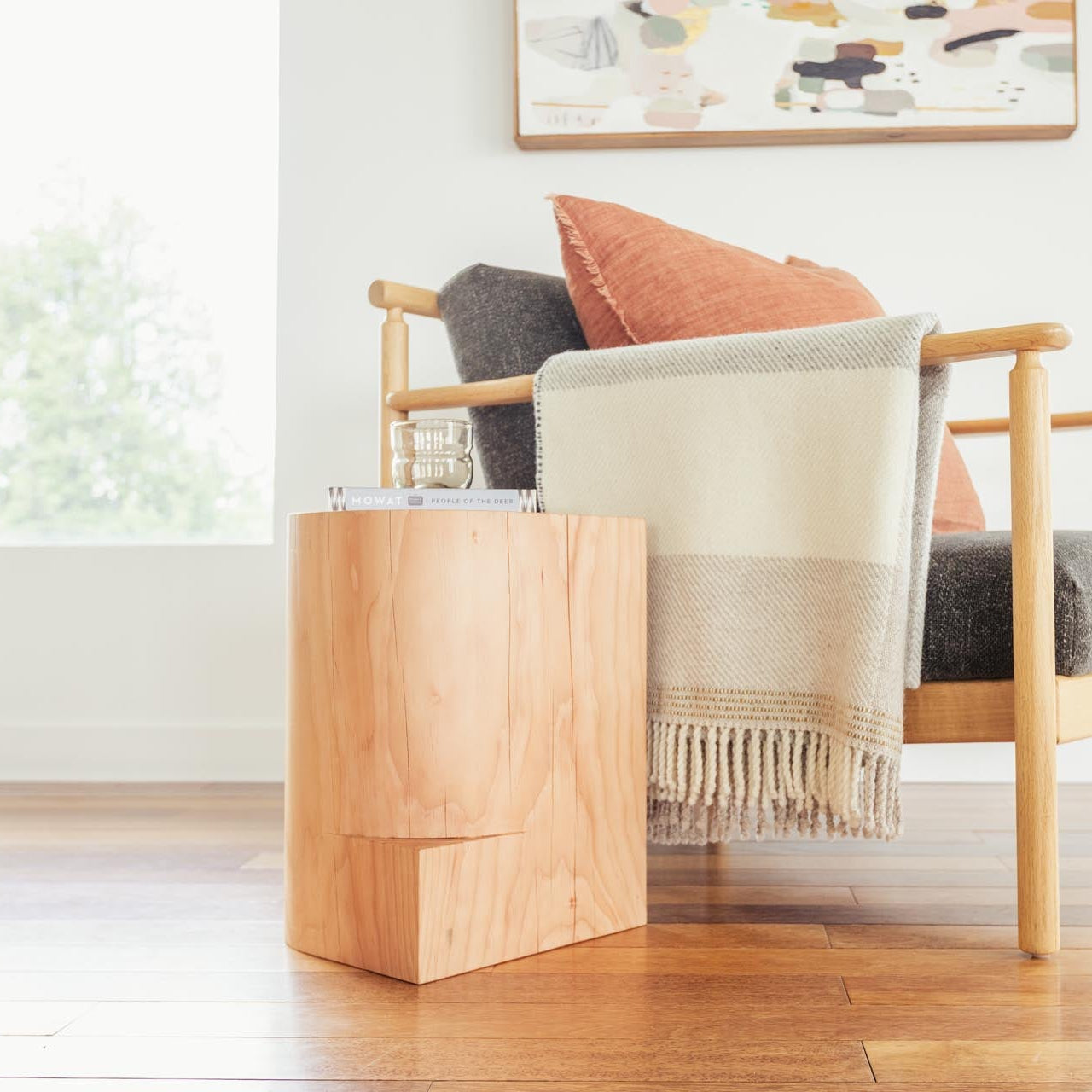 Small Beam Occasional Table