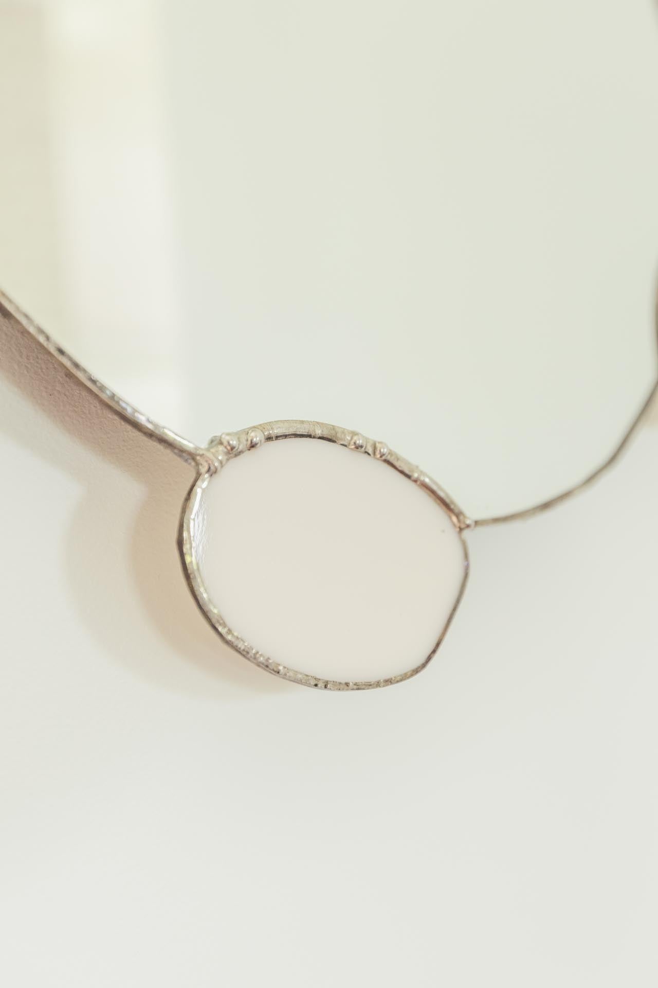 Elemental Pebble Mirror – Metal / Earth