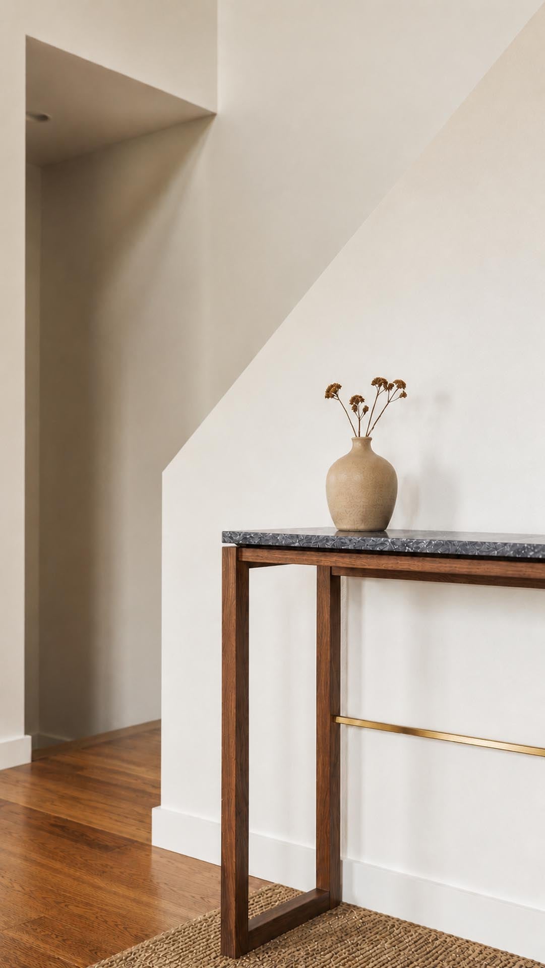 Quarry Console Table - Tlupana Blue Wave Marble