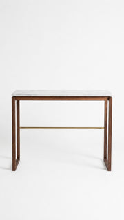 Quarry Console Table - Vancouver Island White Marble