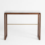 Quarry Console Table - Vancouver Island White Marble
