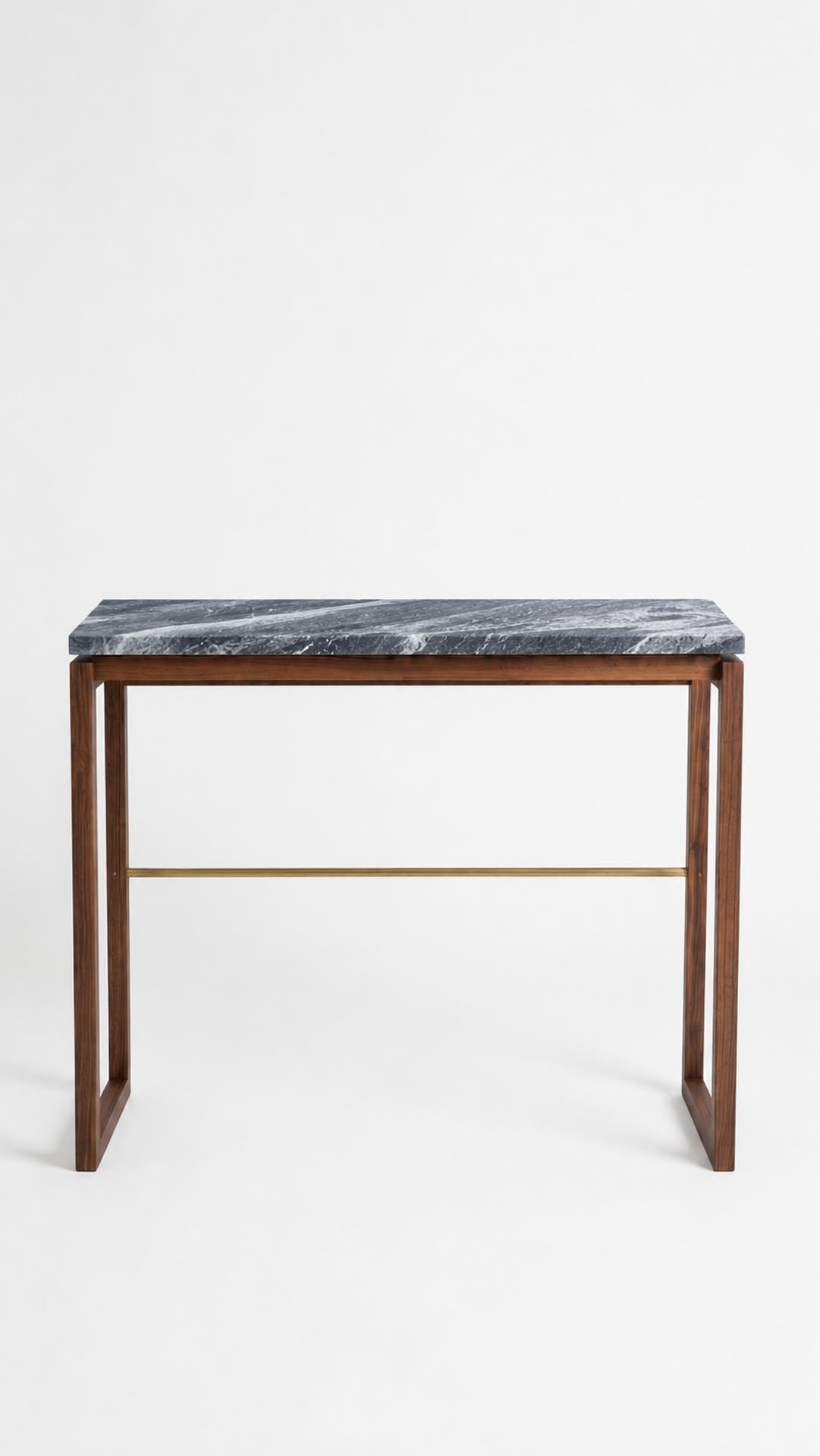 Quarry Console Table - Tlupana Blue Wave Marble