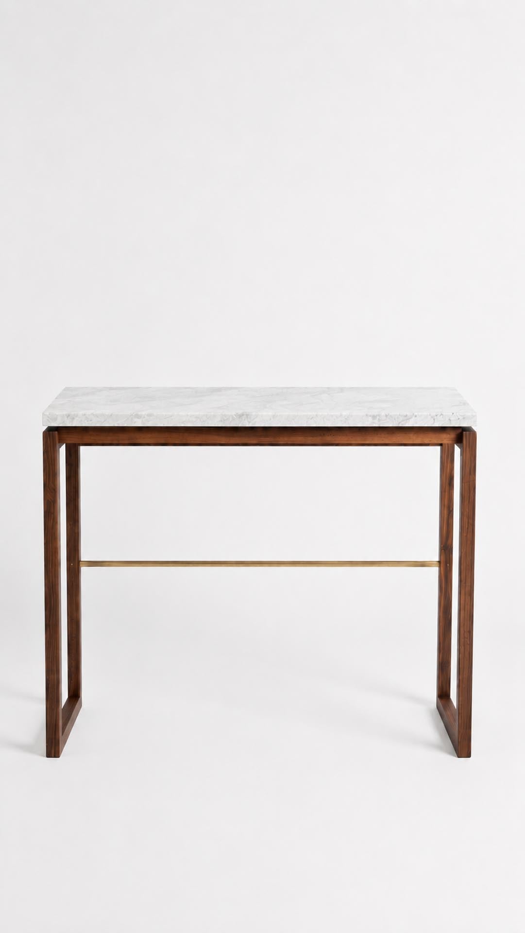 Quarry Console Table - Nootka Mist Marble