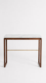 Quarry Console Table - Nootka Mist Marble