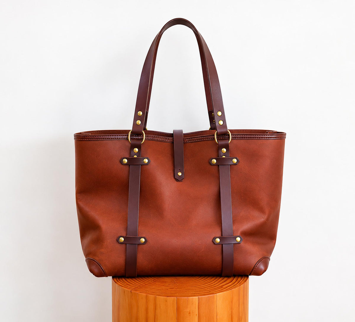 Leather Shopper Bag