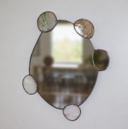 Elemental Pebble Mirror – Metal / Earth (No. 8)