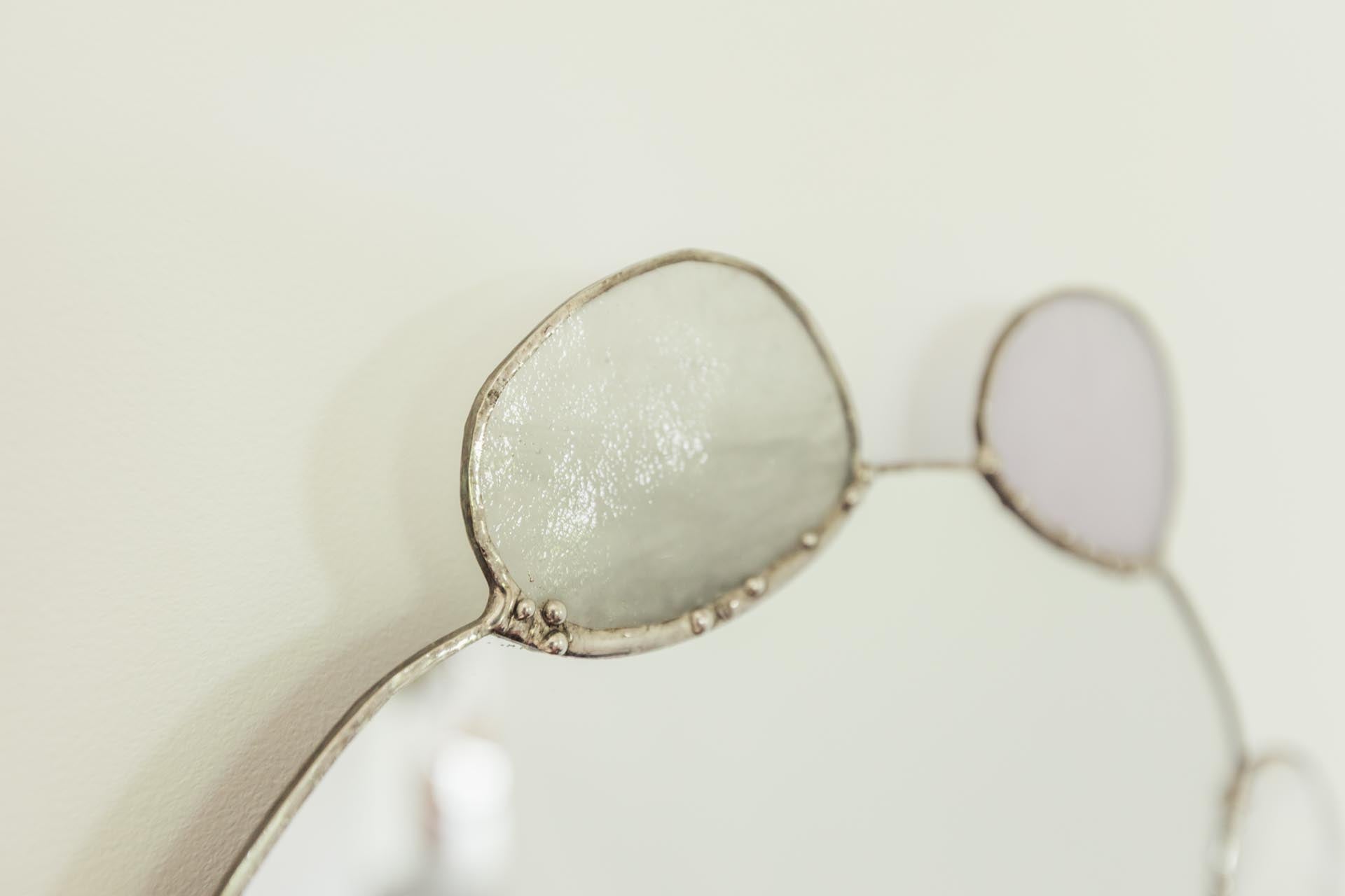 Elemental Pebble Mirror – Metal / Earth