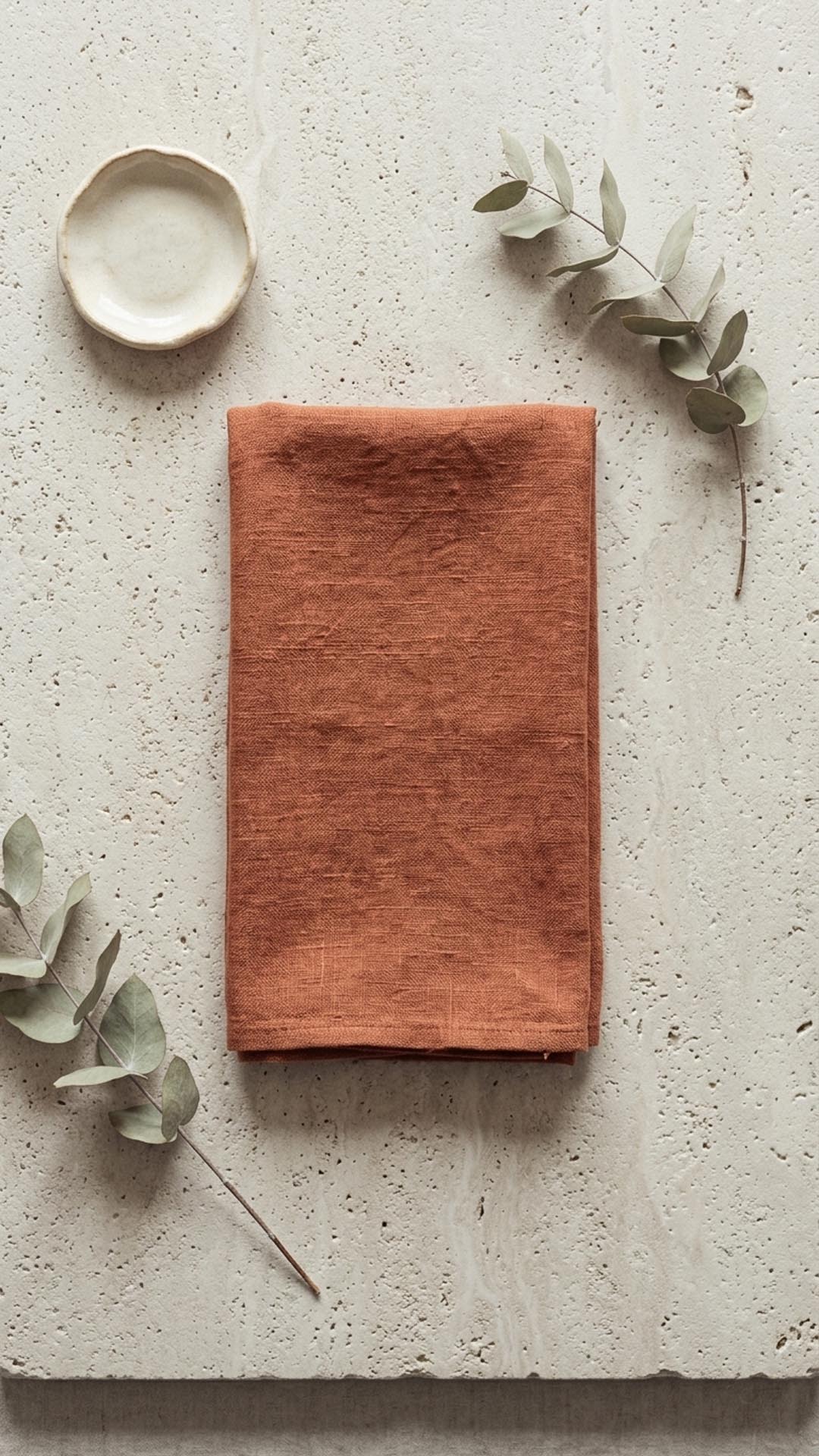 Tea Towels / Hand Towels - Terracotta