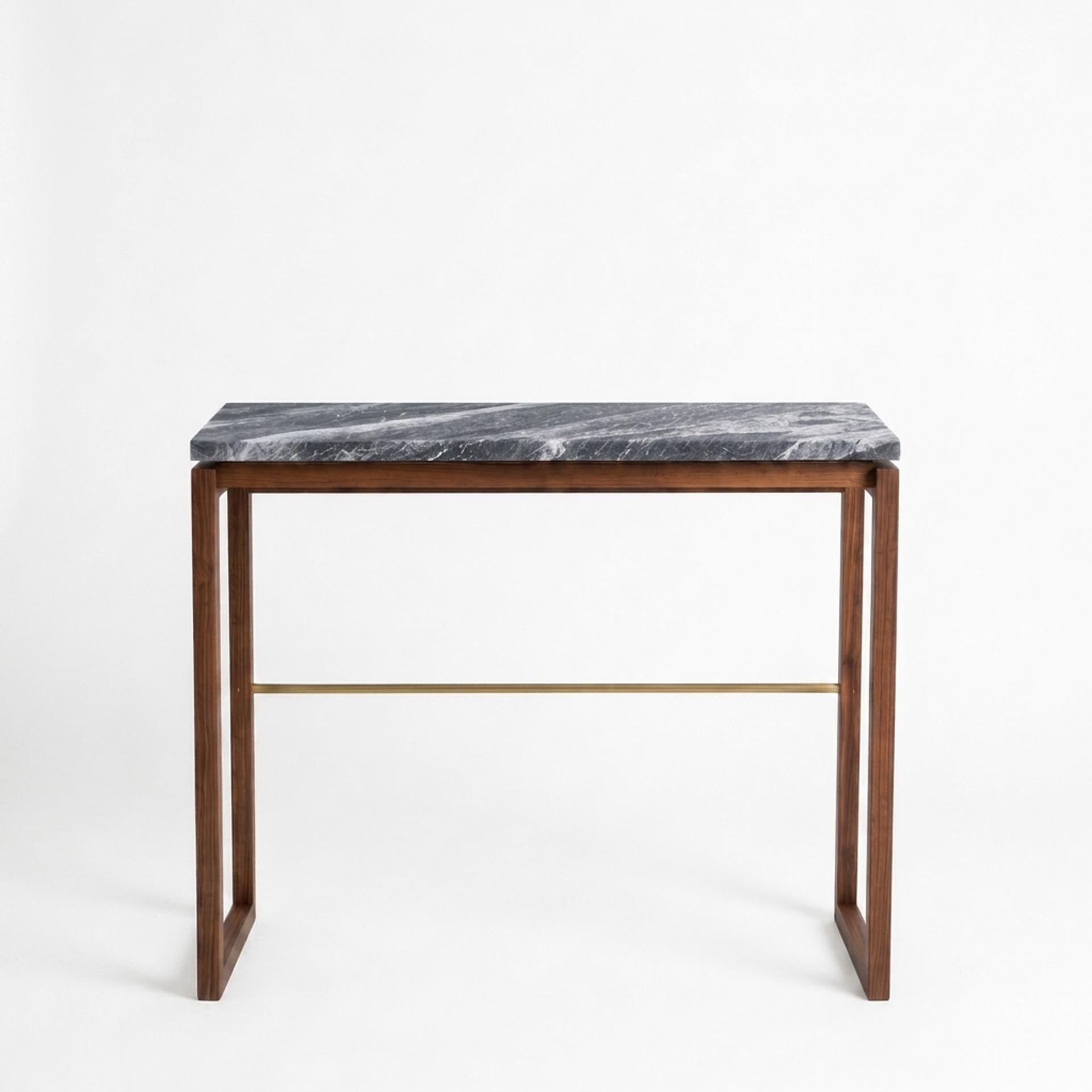 Quarry Console Table - Tlupana Blue Wave Marble