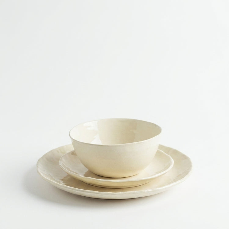 Heirloom Place Setting Set - Dinner Plate, Salad Plate, Soup Bowl