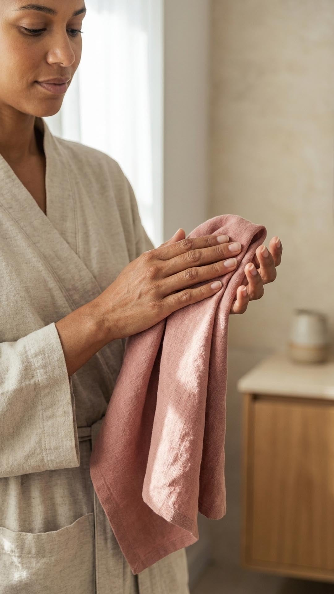 Tea Towels / Hand Towels - Blush