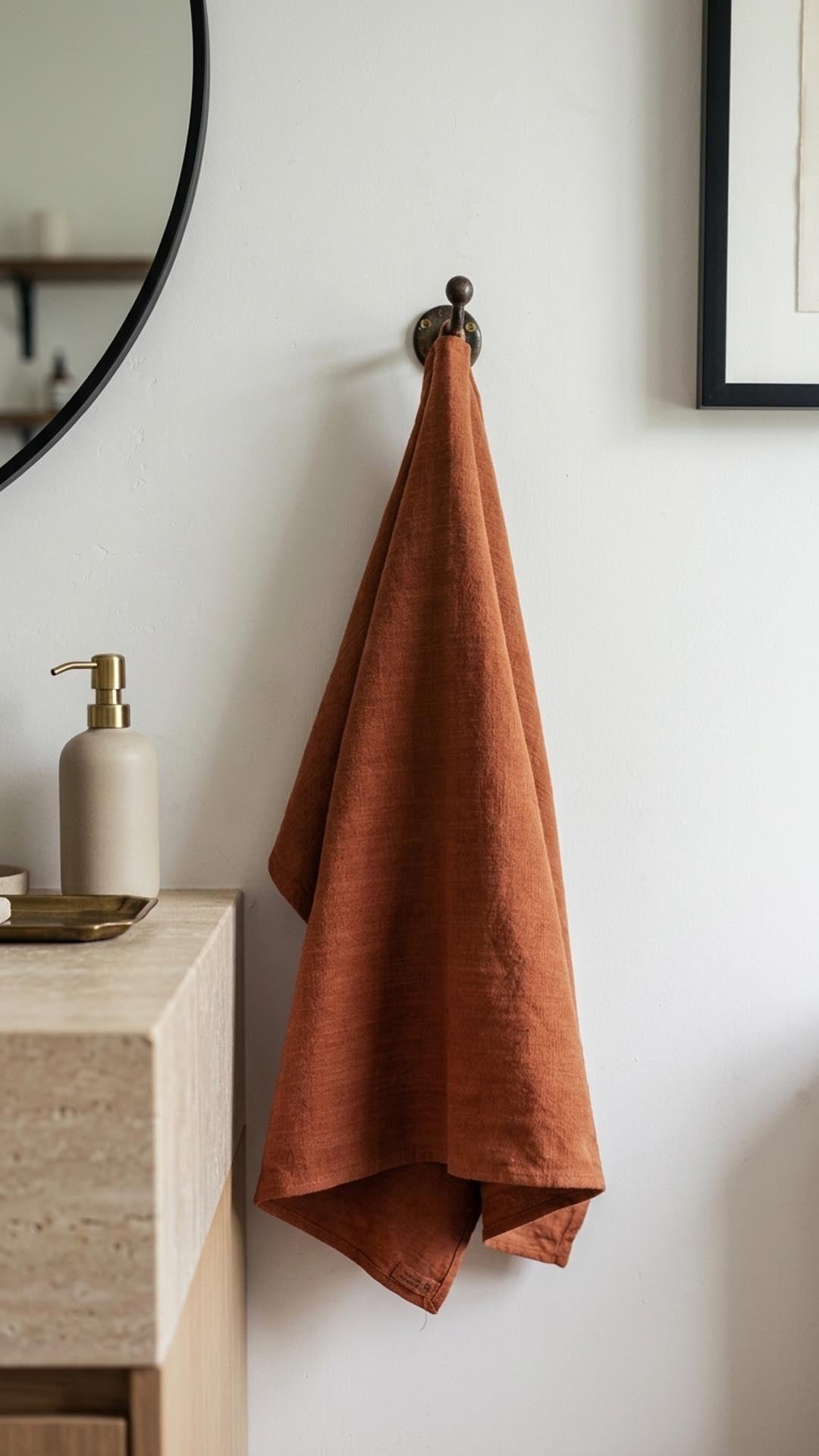 Tea Towels / Hand Towels - Terracotta