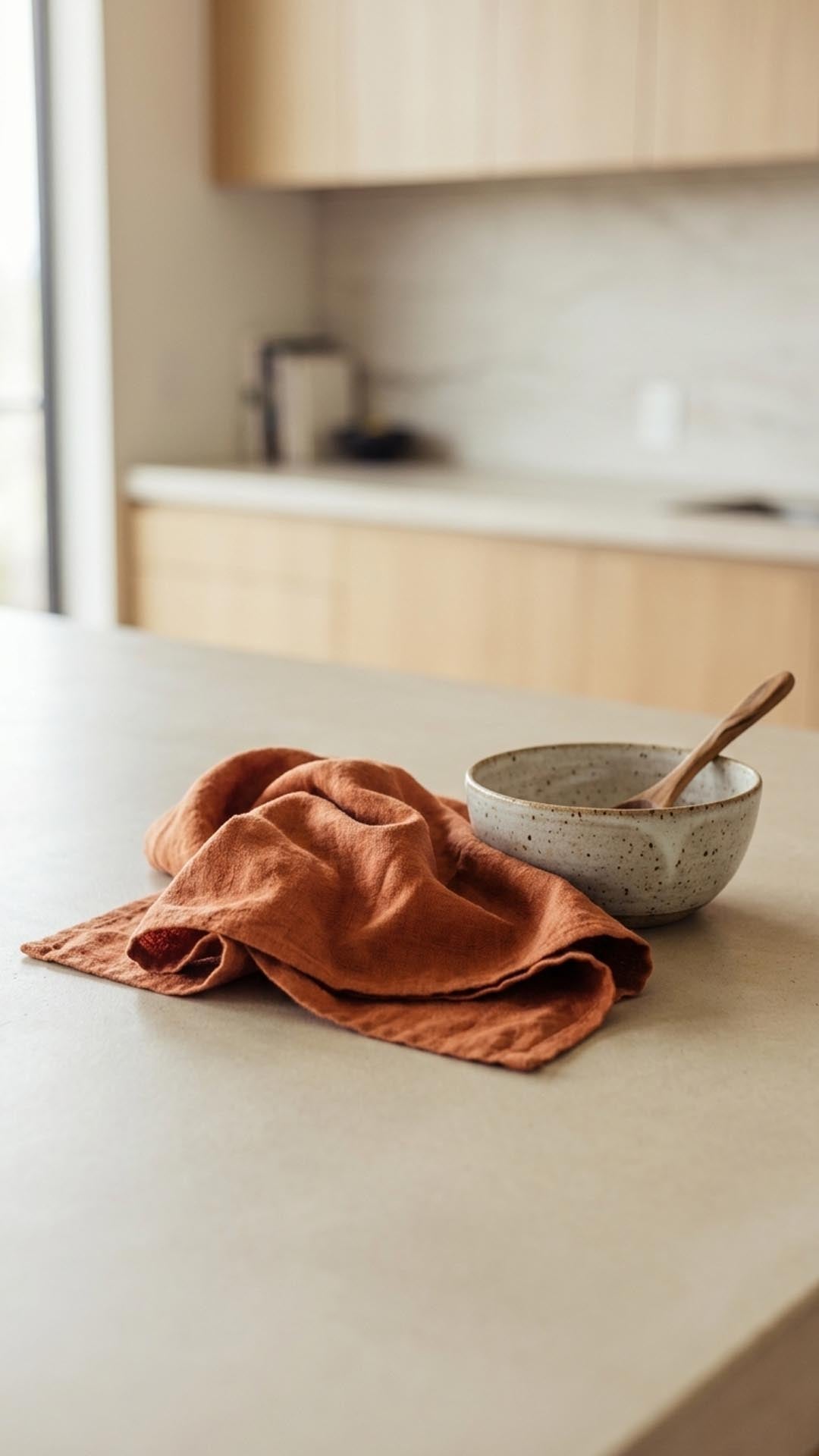 Tea Towels / Hand Towels - Terracotta